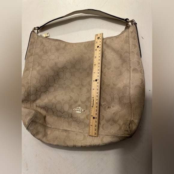 Coach Celeste hobo bag signature canvas and leather - Picture 14 of 14